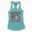 Straight Outta Madras Women's Racerback Tank in Solid Cancun Color